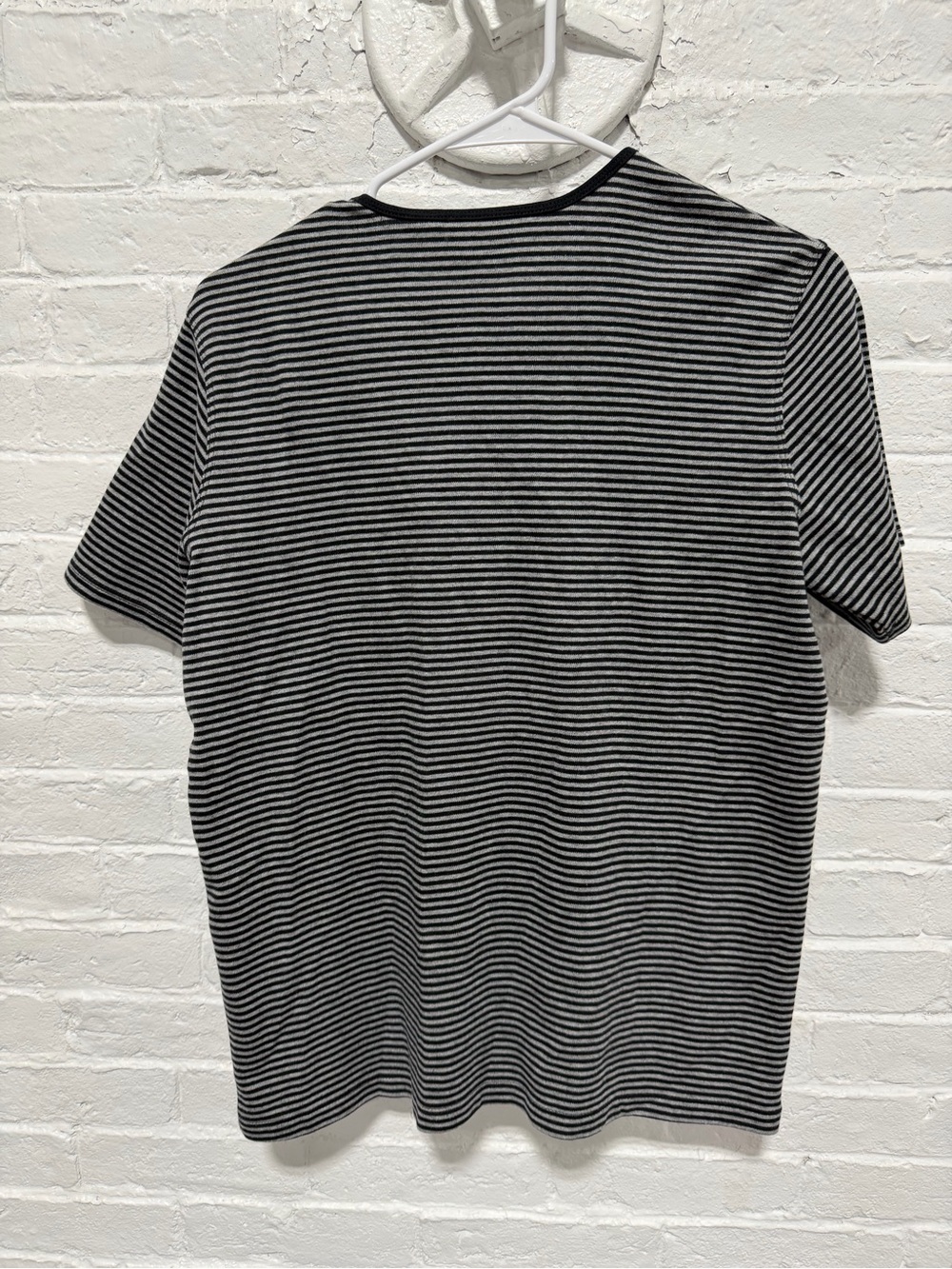 Sonoma Black & White Striped Short Sleeve Tee